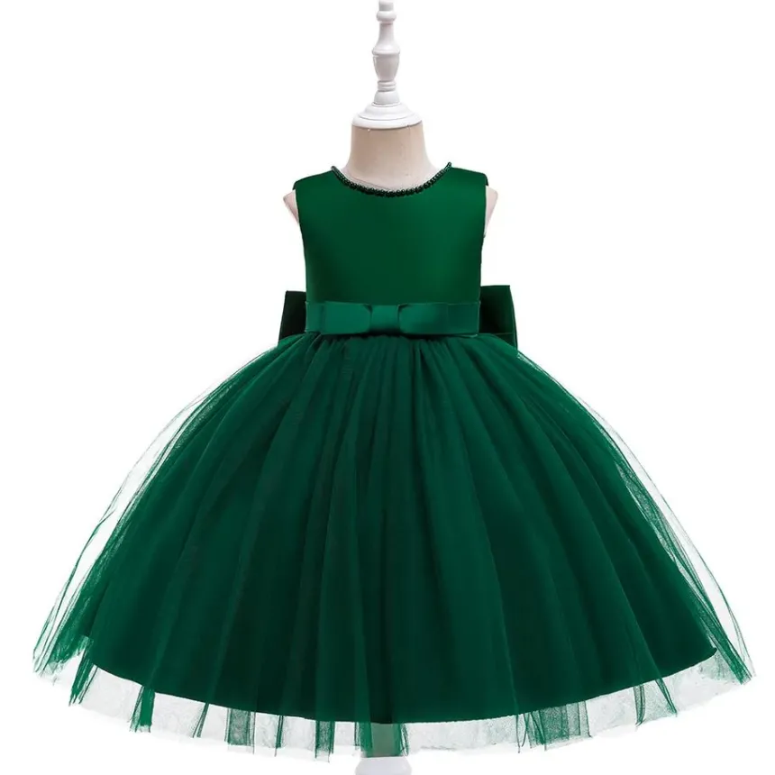 Robe cérémonie fille dos coeur Pia