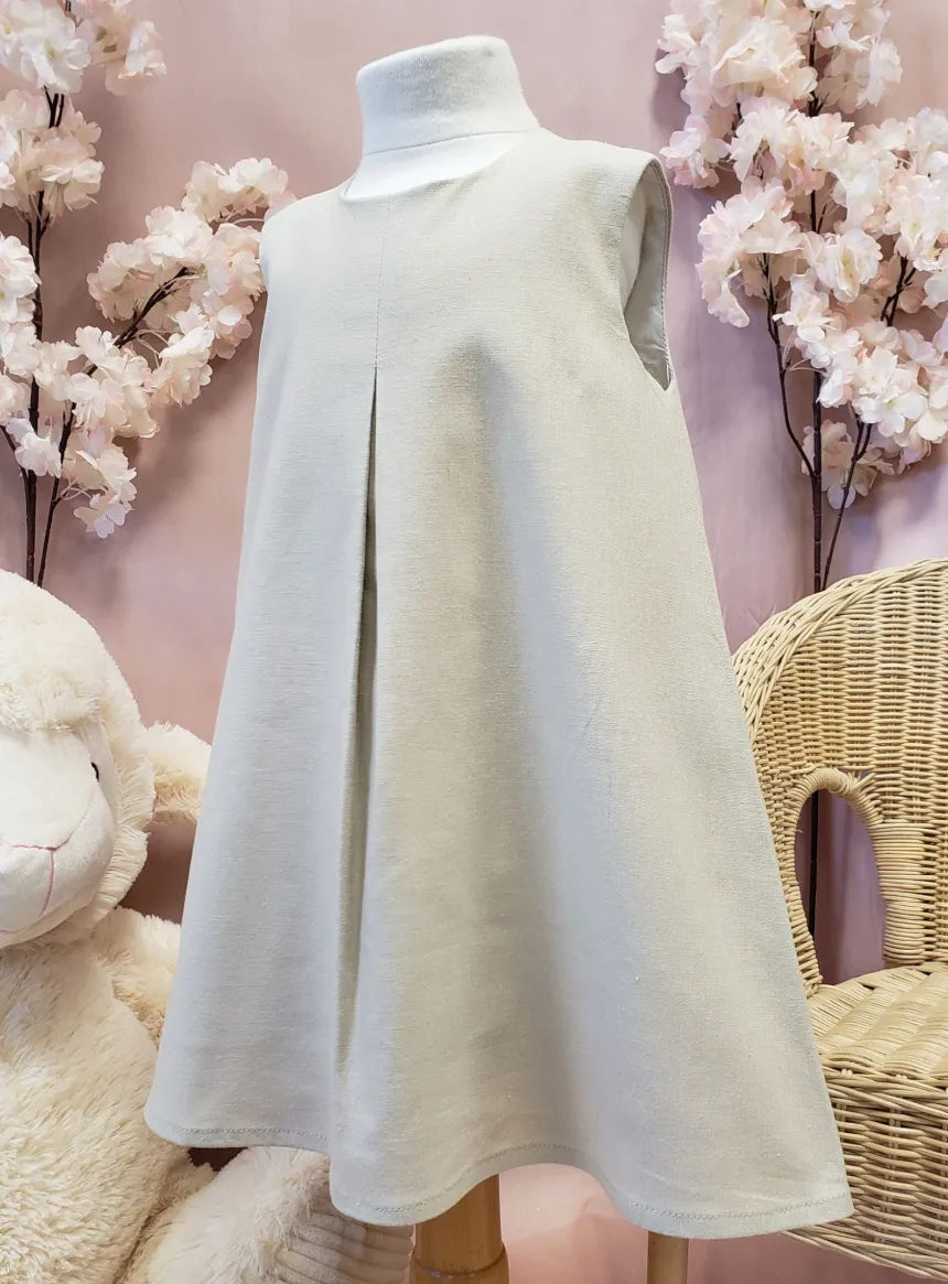 Robe cérémonie fille en lin Collection Noam