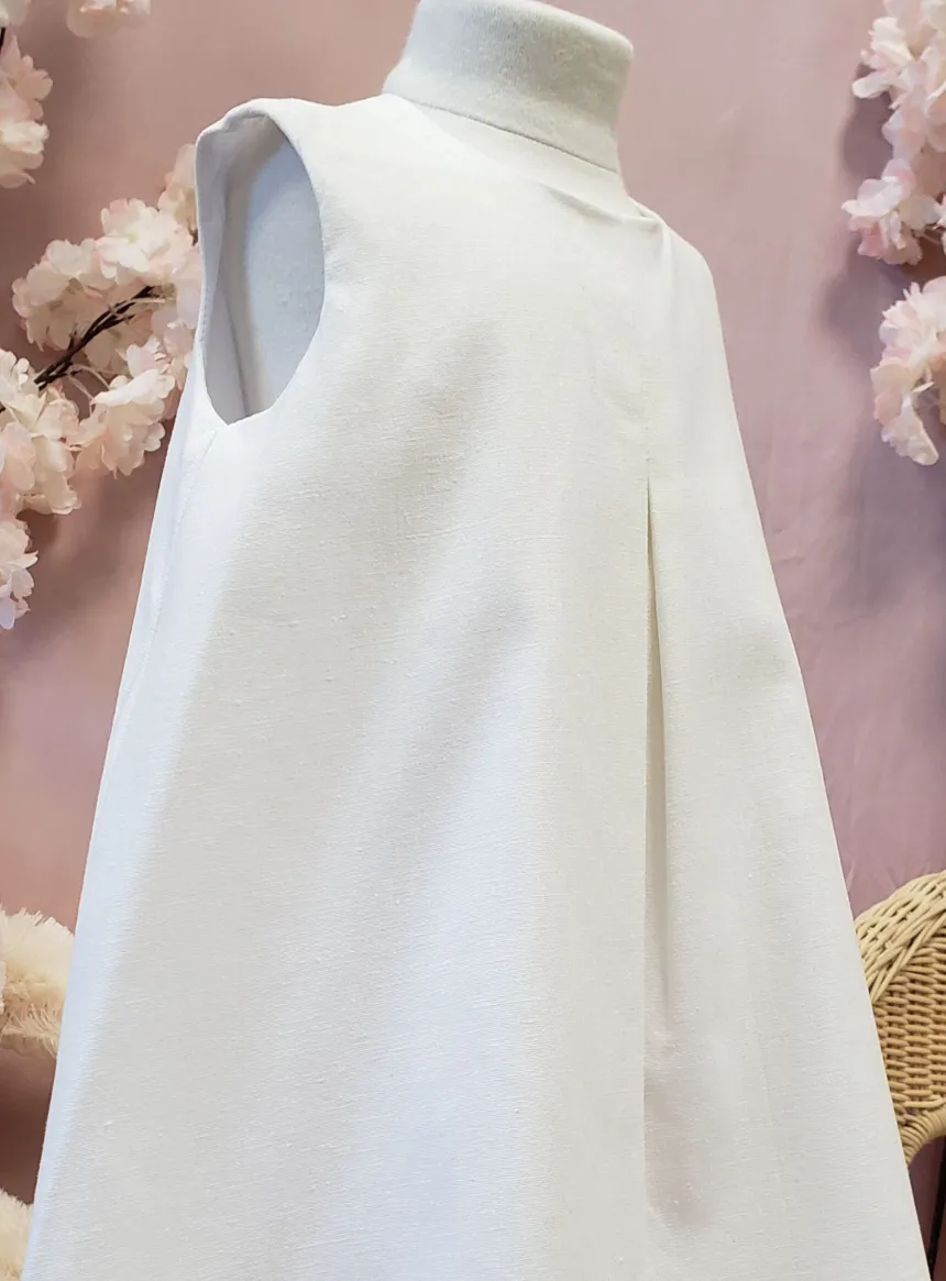 Robe cérémonie fille en lin Collection Noam
