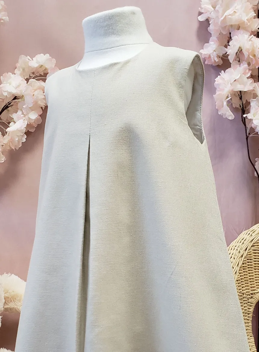Robe cérémonie fille en lin Collection Noam