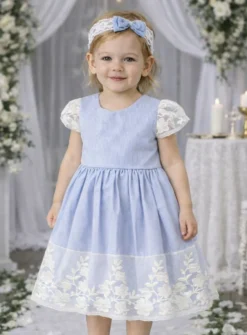 Robe cérémonie fille Juliana + bandeau