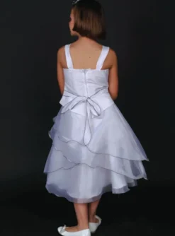 Robe cérémonie fille Lou blanche Blanc