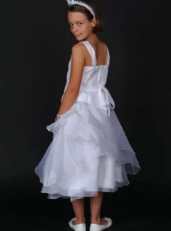 Robe cérémonie fille Lou blanche Blanc