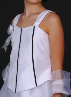 Robe cérémonie fille Lou blanche Blanc