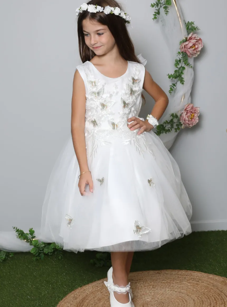 Robe cérémonie fille Papillon