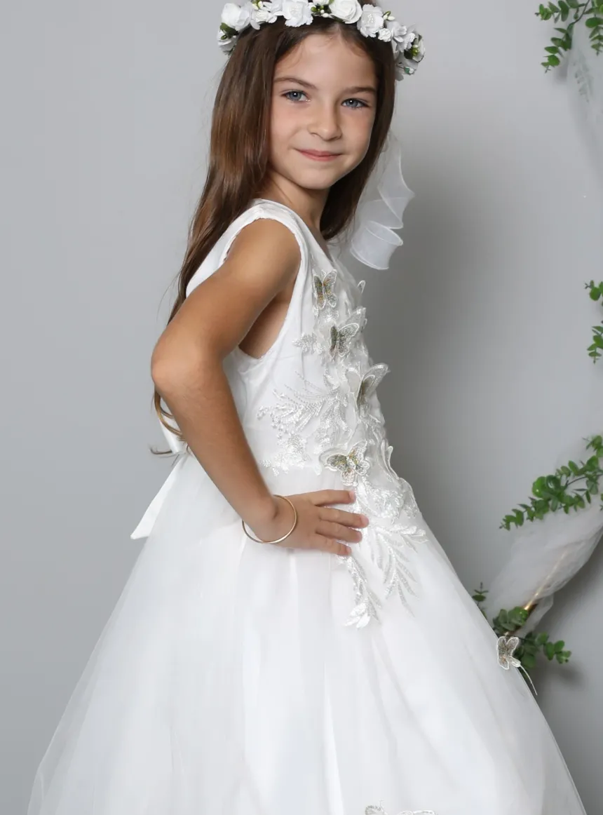 Robe cérémonie fille Papillon