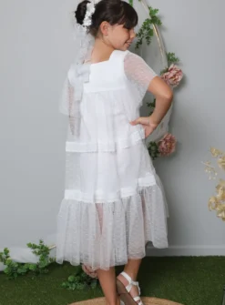 Robe cérémonie fille Sirine dentelle bohème