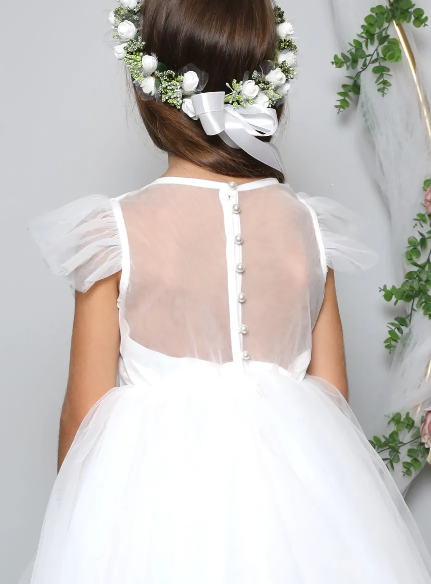Robe cérémonie fille tutu tulle
