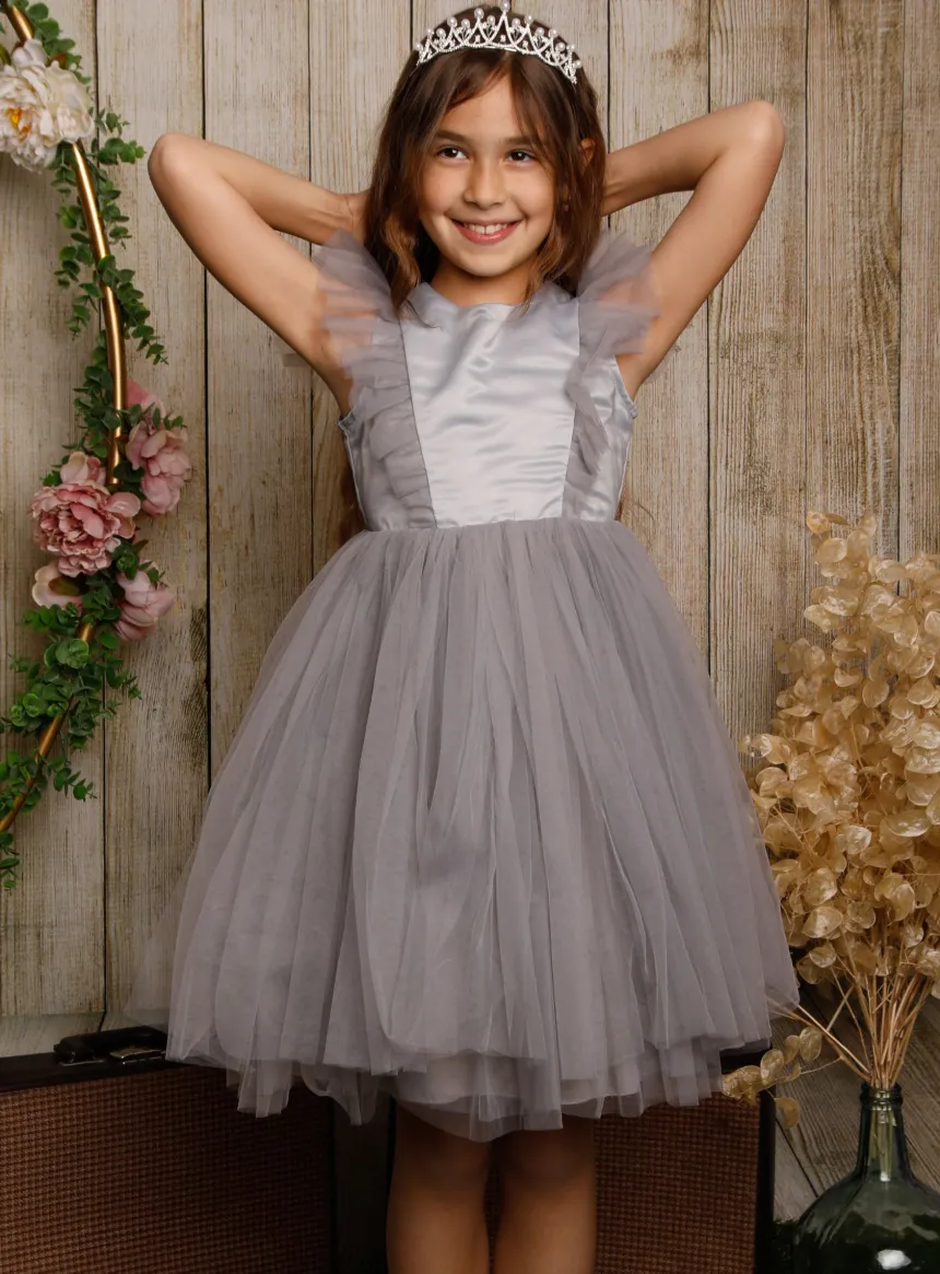 Robe cérémonie fille tutu tulle