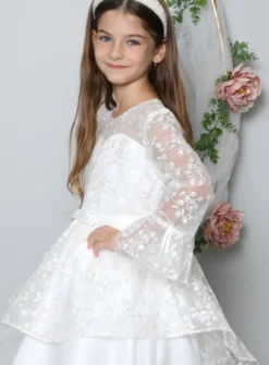Robe cérémonie Thaïs manches longues