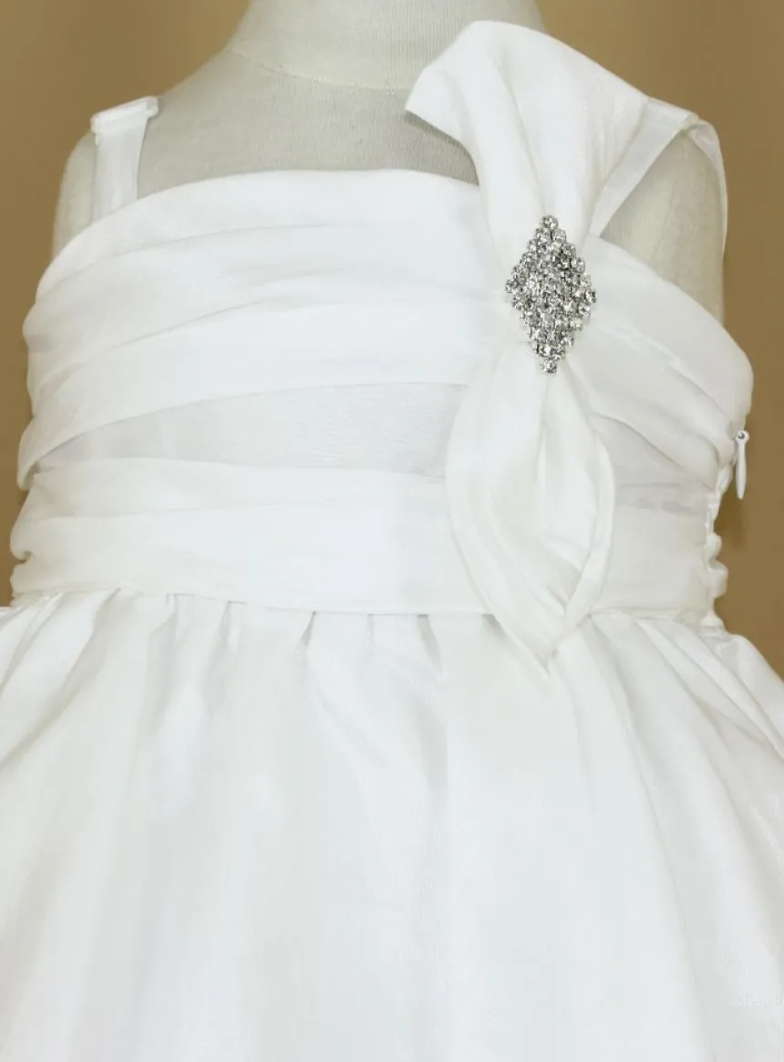 Robe de baptême blanche Aby + étole