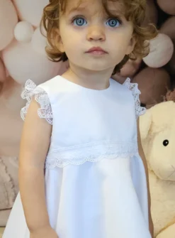 Robe de baptême Célestine Blanc