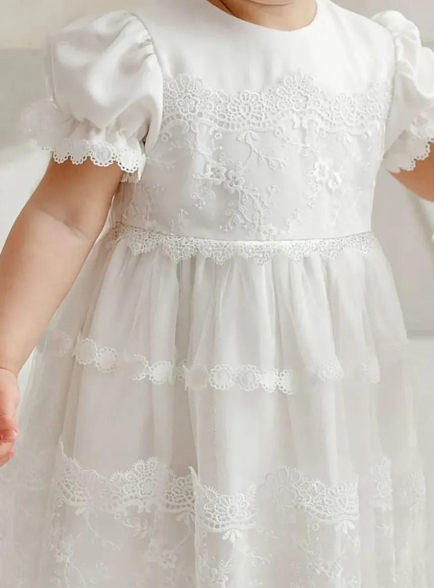 Robe de baptême dentelle