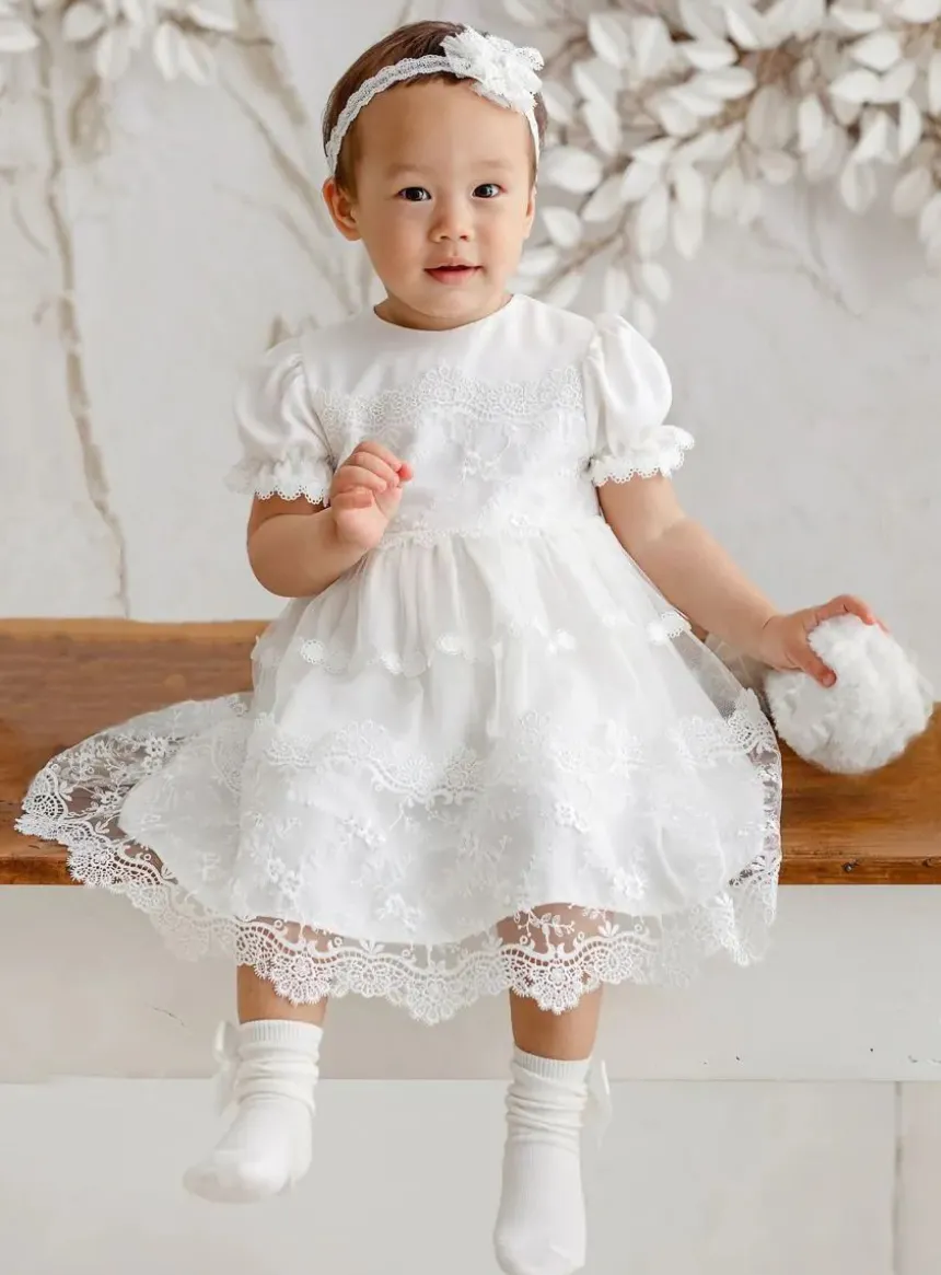 Robe de baptême dentelle