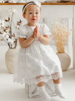 Robe de baptême dentelle