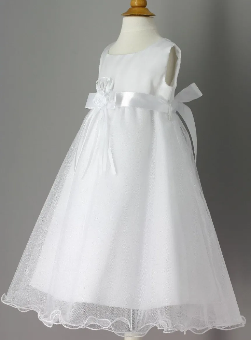 Robe de baptême longue paillette julia