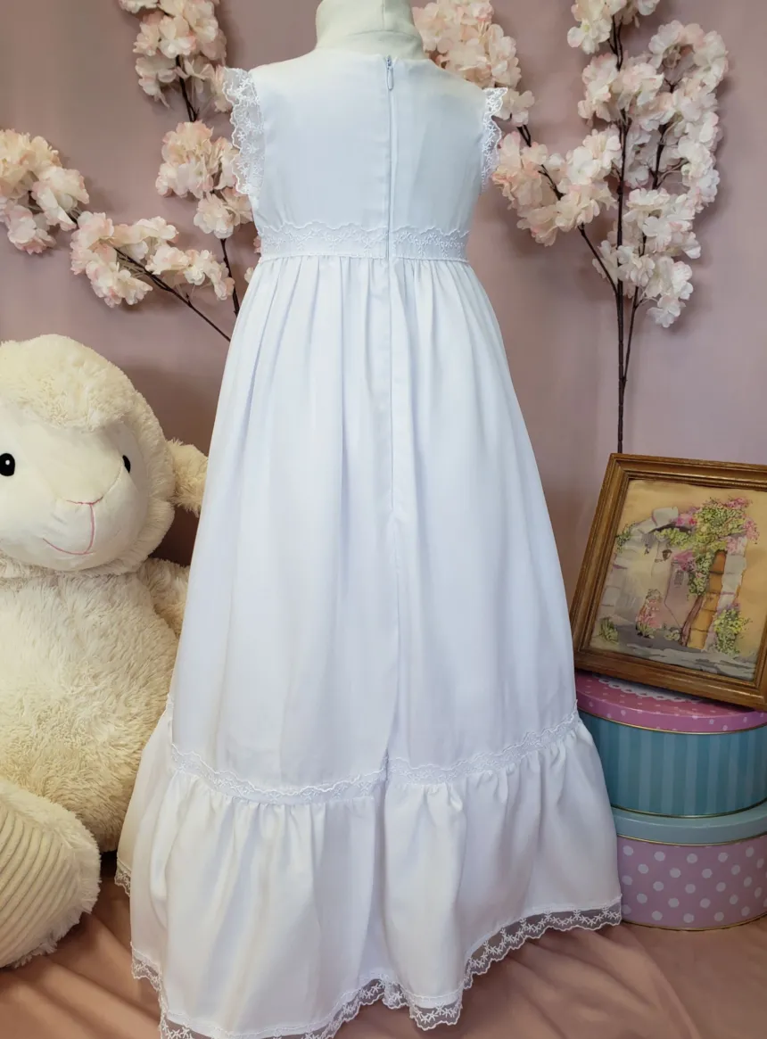 Robe de baptême longue traditionnelle Léa