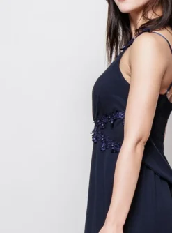 Robe de cocktail longue femme Hilarion
