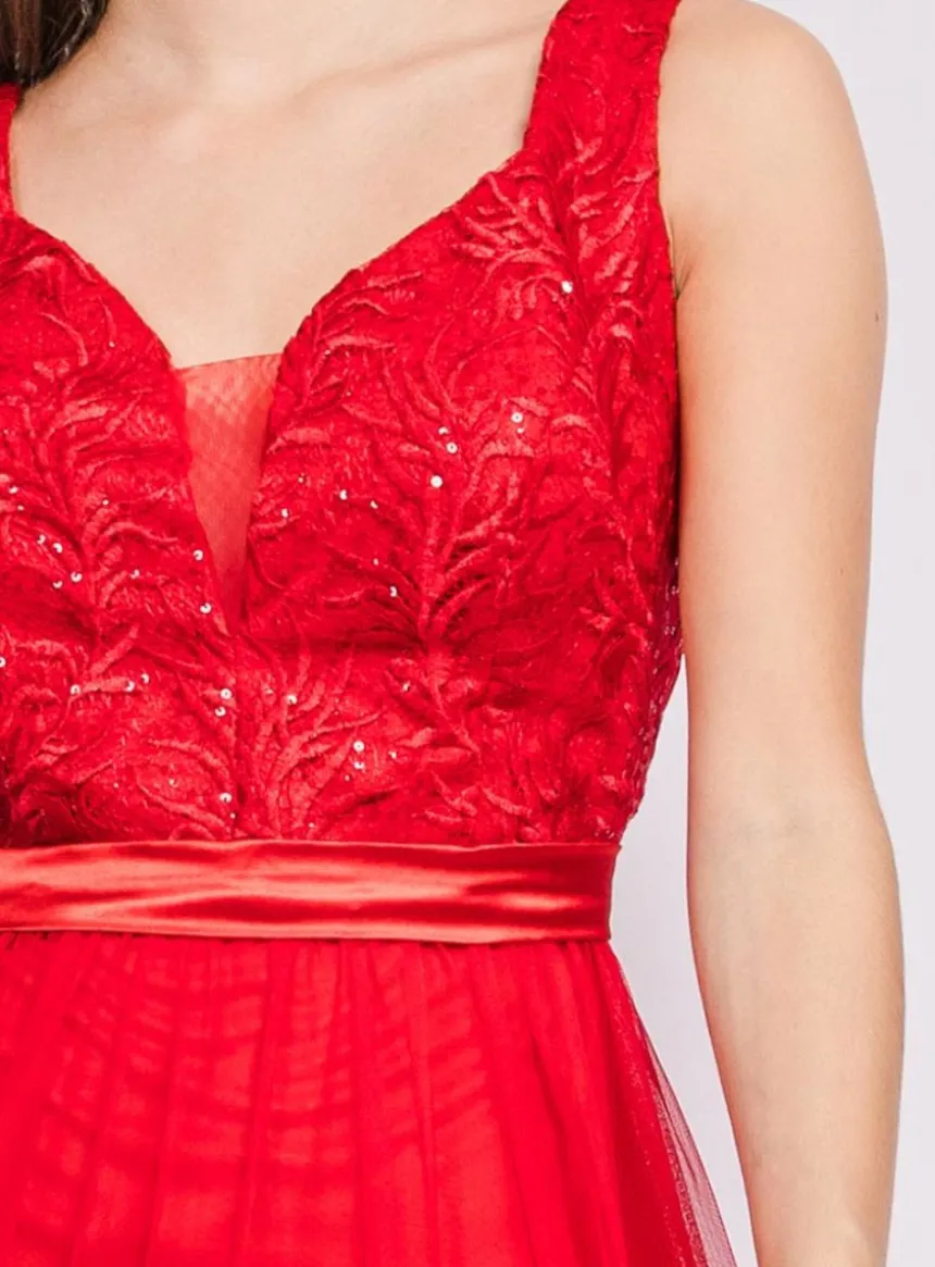 Robe de cocktail longue femme