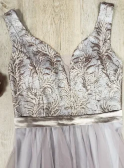 Robe de cocktail longue femme