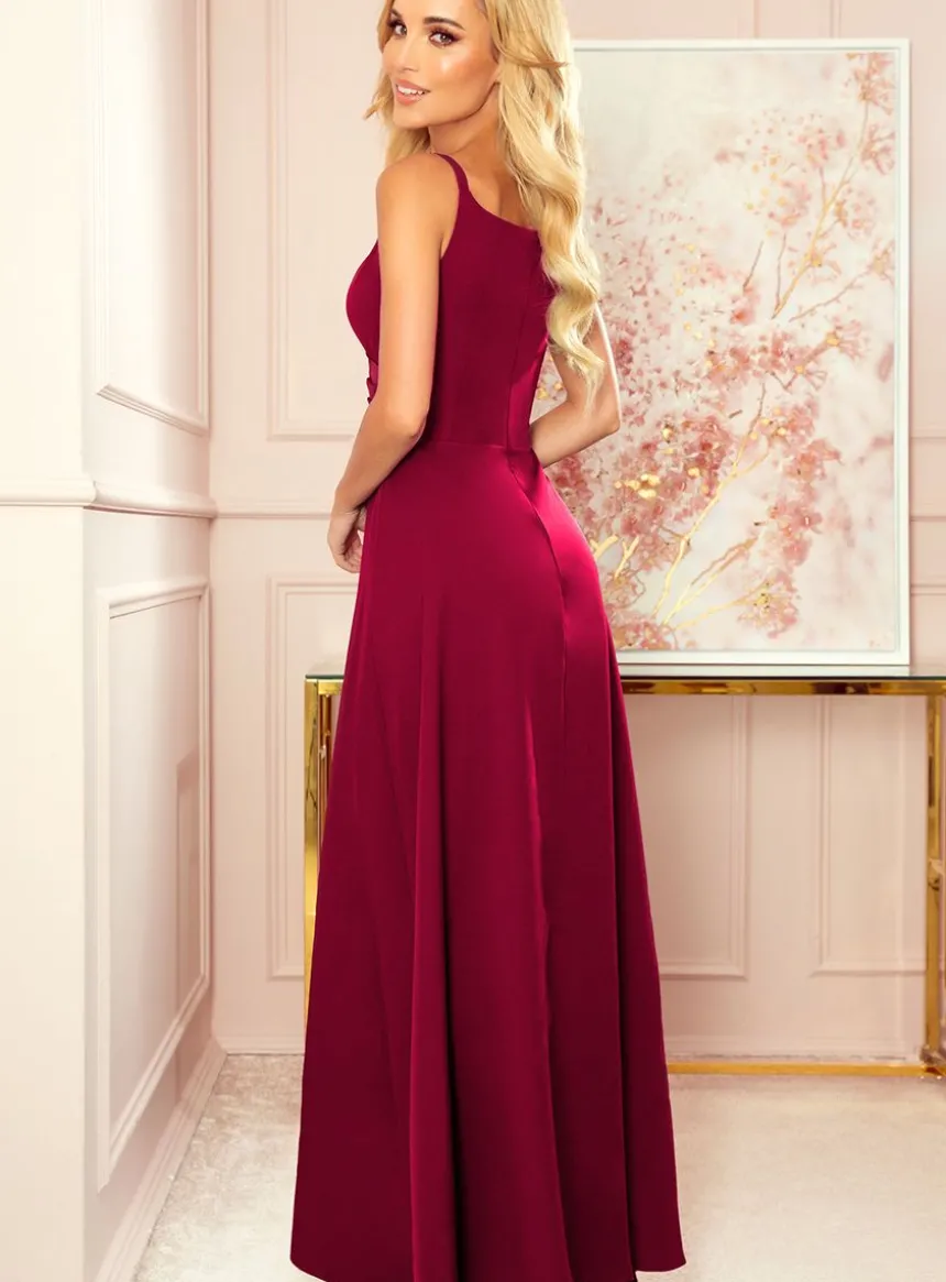 Robe de cocktail longue femme