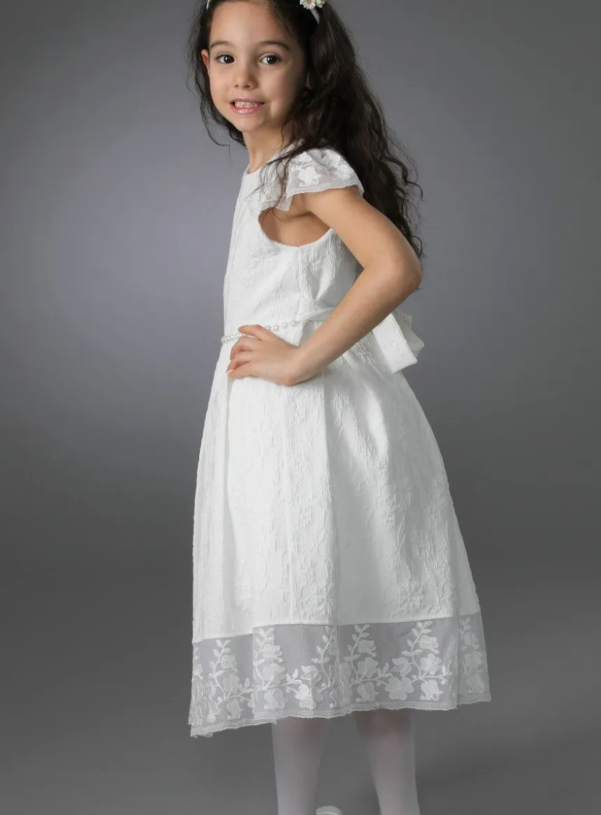 Robe de communion fille dentelle
