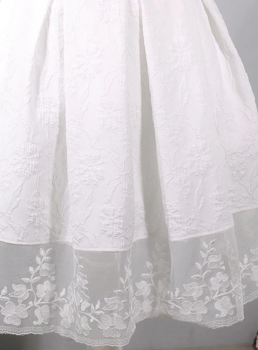 Robe de communion fille dentelle