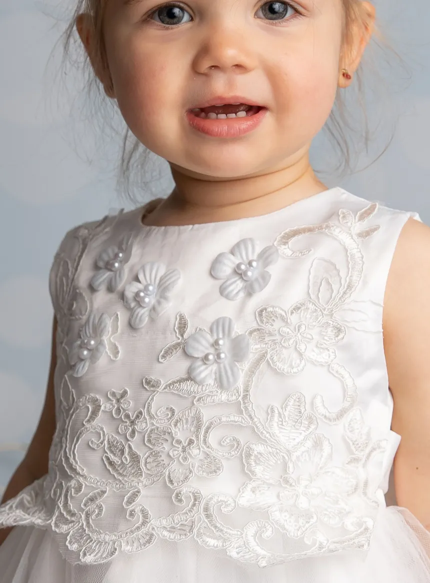 Robe de cérémonie bébé fille