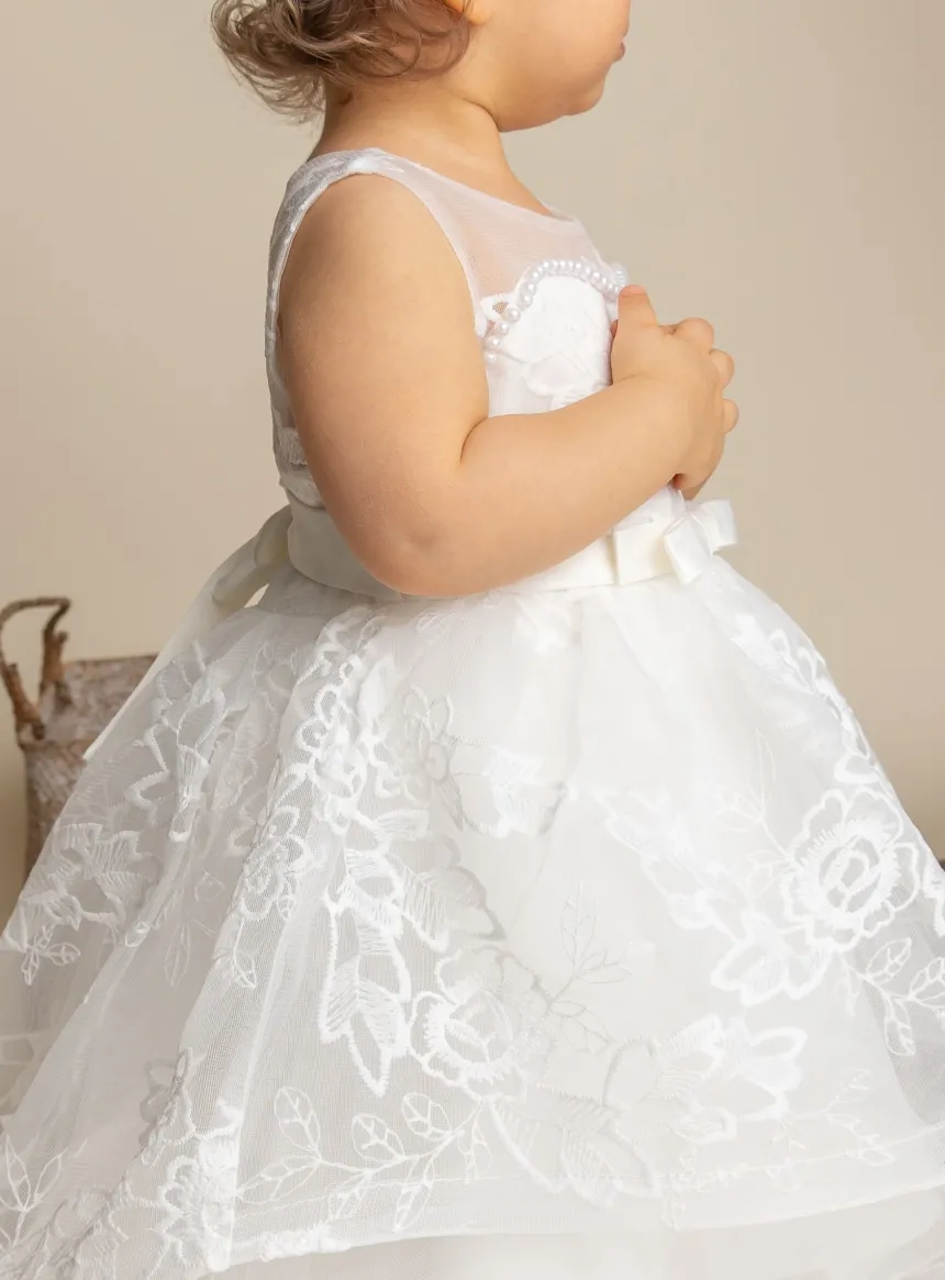 Robe de cérémonie bébé fille