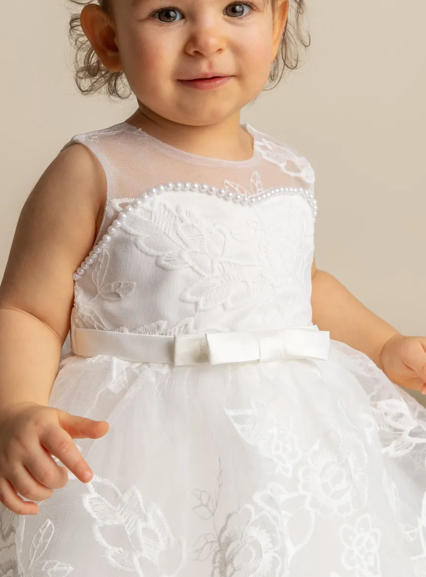 Robe de cérémonie bébé fille