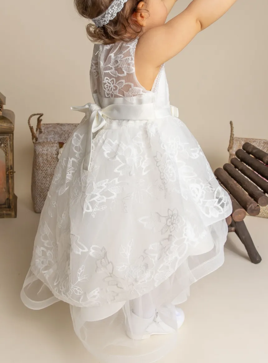 Robe de cérémonie bébé fille