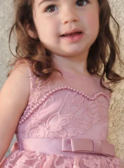 Robe de cérémonie bébé fille
