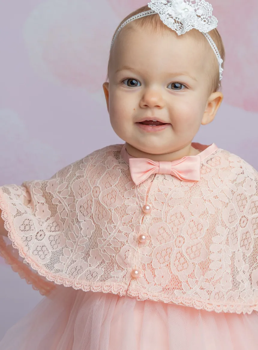 Robe de cérémonie bébé fille Leane