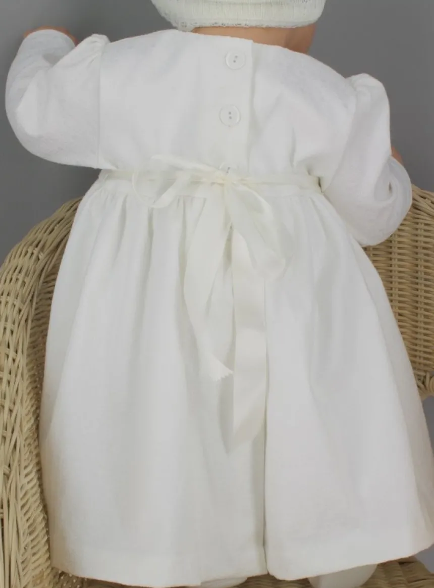 Robe de cérémonie bébé Mathide + boléro + bonnet
