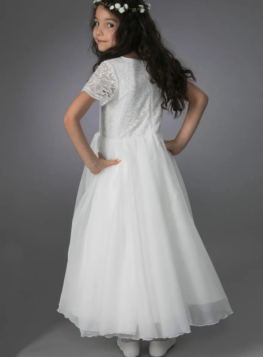 Robe de cérémonie Fille Adria dentelle