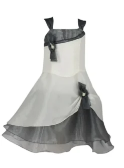 Robe de cérémonie fille Amélia + étole Gris 2 ans