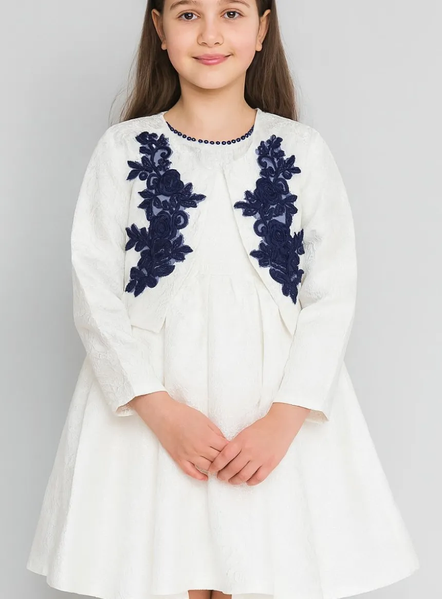 Robe de Cérémonie fille Clarie + boléro