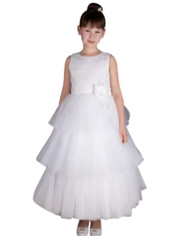 Robe de cérémonie fille Constantine Blanc 14 ans