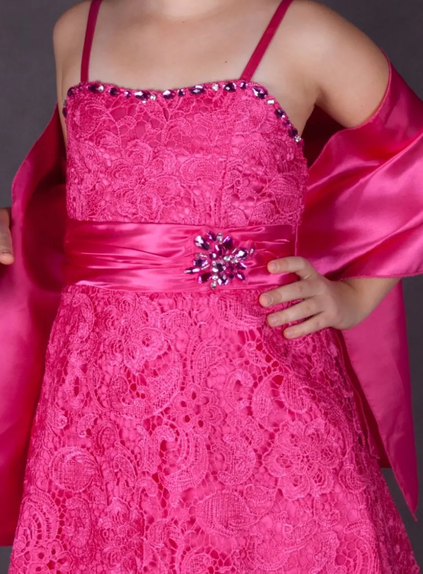 robe de cérémonie fille Martine Rose fushia 2 ans
