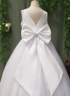 Robe demoiselle d'honneur longue fille Nelly