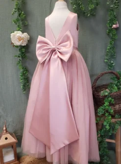 Robe demoiselle d'honneur longue fille Nelly