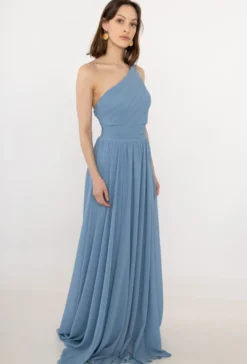 Robe demoiselle d'honneur longue femme