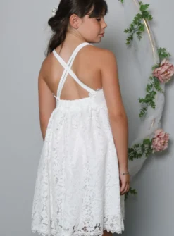 Robe dentelle cérémonie fille Romy
