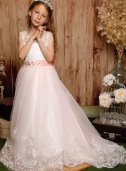 Robe de princesse fille mini mariée