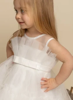 Robe de princesse fille pour mariage Tulle