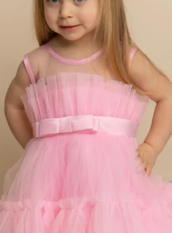 Robe de princesse fille pour mariage Tulle