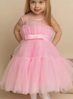 Robe de princesse fille pour mariage Tulle