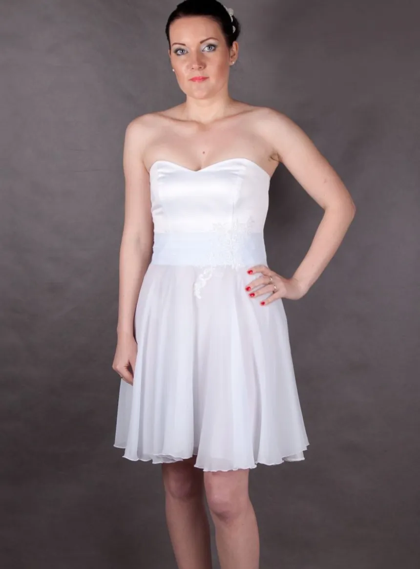 Robe de soirée blanche bustier Julietta Blanc 42