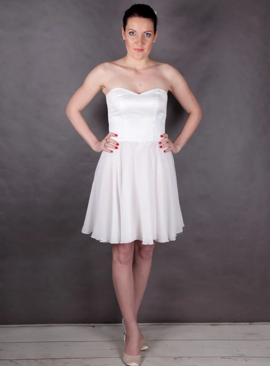 Robe de soirée blanche bustier Julietta Blanc 42