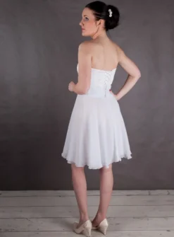 Robe de soirée blanche bustier Julietta Blanc 42